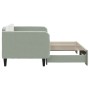 Sofá cama nido terciopelo gris claro 90x200 cm de vidaXL, Camas y somieres - Ref: Foro24-3197063, Precio: 252,25 €, Descuento: %