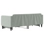 Sofá cama nido terciopelo gris claro 90x200 cm de vidaXL, Camas y somieres - Ref: Foro24-3197063, Precio: 252,25 €, Descuento: %