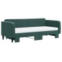 Sofá cama nido con colchón terciopelo verde oscuro 90x200 cm de vidaXL, Camas y somieres - Ref: Foro24-3197089, Precio: 439,5...