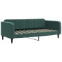Sofá cama nido con colchón terciopelo verde oscuro 90x200 cm de vidaXL, Camas y somieres - Ref: Foro24-3197089, Precio: 439,5...