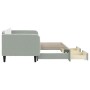Sofá cama nido con cajones terciopelo gris claro 90x200 cm de vidaXL, Camas y somieres - Ref: Foro24-3197111, Precio: 291,13 ...