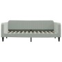 Sofá cama nido con cajones terciopelo gris claro 90x200 cm de vidaXL, Camas y somieres - Ref: Foro24-3197111, Precio: 291,13 ...
