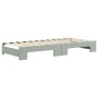 Sofá cama nido con colchón terciopelo gris claro 90x200 cm de vidaXL, Camas y somieres - Ref: Foro24-3197087, Precio: 438,30 ...