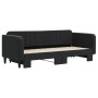 Sofá cama nido terciopelo negro 90x200 cm de vidaXL, Camas y somieres - Ref: Foro24-3197067, Precio: 251,69 €, Descuento: %