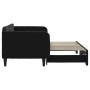 Sofá cama nido terciopelo negro 90x200 cm de vidaXL, Camas y somieres - Ref: Foro24-3197067, Precio: 251,69 €, Descuento: %
