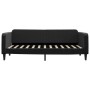 Sofá cama nido terciopelo negro 90x200 cm de vidaXL, Camas y somieres - Ref: Foro24-3197067, Precio: 251,69 €, Descuento: %