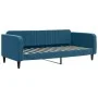Sofá cama nido con cajones terciopelo azul 90x200 cm de vidaXL, Camas y somieres - Ref: Foro24-3197110, Precio: 289,38 €, Des...