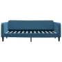 Sofá cama nido con cajones terciopelo azul 90x200 cm de vidaXL, Camas y somieres - Ref: Foro24-3197110, Precio: 289,38 €, Des...