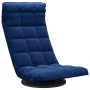 Silla de suelo giratoria de terciopelo azul de vidaXL, Sillas de suelo - Ref: Foro24-336563, Precio: 117,03 €, Descuento: %