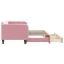 Sofá cama nido con cajones terciopelo rosa 90x200 cm de vidaXL, Camas y somieres - Ref: Foro24-3197114, Precio: 283,36 €, Des...