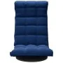 Silla de suelo giratoria de terciopelo azul de vidaXL, Sillas de suelo - Ref: Foro24-336563, Precio: 117,03 €, Descuento: %