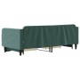 Sofá cama nido con cajones terciopelo verde oscuro 90x200 cm de vidaXL, Camas y somieres - Ref: Foro24-3197113, Precio: 291,5...