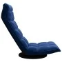 Silla de suelo giratoria de terciopelo azul de vidaXL, Sillas de suelo - Ref: Foro24-336563, Precio: 117,03 €, Descuento: %