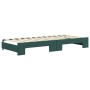 Sofá cama nido con cajones terciopelo verde oscuro 90x200 cm de vidaXL, Camas y somieres - Ref: Foro24-3197113, Precio: 291,5...