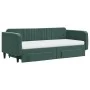 Sofá cama nido con cajones terciopelo verde oscuro 90x200 cm de vidaXL, Camas y somieres - Ref: Foro24-3197137, Precio: 476,9...