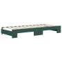 Sofá cama nido con cajones terciopelo verde oscuro 90x200 cm de vidaXL, Camas y somieres - Ref: Foro24-3197137, Precio: 476,9...
