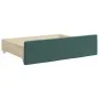 Sofá cama nido con cajones terciopelo verde oscuro 90x200 cm de vidaXL, Camas y somieres - Ref: Foro24-3197137, Precio: 476,9...