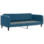 Sofá cama nido con cajones terciopelo azul 90x200 cm de vidaXL, Camas y somieres - Ref: Foro24-3197134, Precio: 476,55 €, Des...