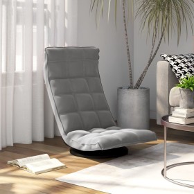 Silla de suelo giratoria de terciopelo gris claro de vidaXL, Sillas de suelo - Ref: Foro24-336564, Precio: 100,31 €, Descuent...