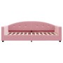 Sofá cama con colchón terciopelo rosa 90x200 cm de vidaXL, Camas y somieres - Ref: Foro24-3197280, Precio: 313,21 €, Descuent...