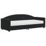 Sofá cama con colchón terciopelo negro 80x200 cm de vidaXL, Camas y somieres - Ref: Foro24-3197274, Precio: 309,23 €, Descuen...