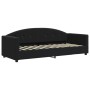 Sofá cama con colchón terciopelo negro 80x200 cm de vidaXL, Camas y somieres - Ref: Foro24-3197274, Precio: 309,23 €, Descuen...