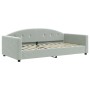 Sofá cama con colchón terciopelo gris claro 100x200 cm de vidaXL, Camas y somieres - Ref: Foro24-3197284, Precio: 342,08 €, D...