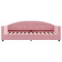 Sofá cama con colchón terciopelo rosa 80x200 cm de vidaXL, Camas y somieres - Ref: Foro24-3197273, Precio: 314,55 €, Descuent...