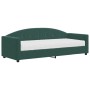 Sofá cama con colchón terciopelo verde oscuro 80x200 cm de vidaXL, Camas y somieres - Ref: Foro24-3197272, Precio: 314,56 €, ...
