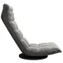 Drehbarer Bodenstuhl aus dunkelgrauem Samt von vidaXL, Bodenstühle - Ref: Foro24-336565, Preis: 98,42 €, Rabatt: %