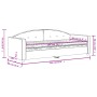Sofá cama con colchón terciopelo verde oscuro 80x200 cm de vidaXL, Camas y somieres - Ref: Foro24-3197272, Precio: 314,56 €, ...