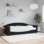 Sofá cama con colchón terciopelo negro 90x200 cm de vidaXL, Camas y somieres - Ref: Foro24-3197281, Precio: 299,11 €, Descuen...