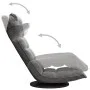 Drehbarer Bodenstuhl aus dunkelgrauem Samt von vidaXL, Bodenstühle - Ref: Foro24-336565, Preis: 98,42 €, Rabatt: %