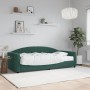 Sofá cama con colchón terciopelo verde oscuro 90x200 cm de vidaXL, Camas y somieres - Ref: Foro24-3197279, Precio: 312,63 €, ...