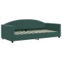 Sofá cama con colchón terciopelo verde oscuro 90x200 cm de vidaXL, Camas y somieres - Ref: Foro24-3197279, Precio: 312,63 €, ...
