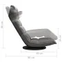 Drehbarer Bodenstuhl aus dunkelgrauem Samt von vidaXL, Bodenstühle - Ref: Foro24-336565, Preis: 98,42 €, Rabatt: %