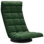 Silla de suelo giratoria de terciopelo verde oscuro de vidaXL, Sillas de suelo - Ref: Foro24-336566, Precio: 121,63 €, Descue...
