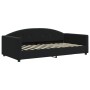 Sofá cama con colchón terciopelo negro 100x200 cm de vidaXL, Camas y somieres - Ref: Foro24-3197288, Precio: 340,07 €, Descue...