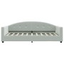 Sofá cama con colchón terciopelo gris claro 90x190 cm de vidaXL, Camas y somieres - Ref: Foro24-3197290, Precio: 308,51 €, De...