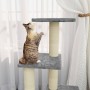Rascador para gatos con postes de sisal gris claro 92 cm en Mobiliario para gatos | Comprar online en Foru.es