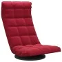 Silla de suelo giratoria de terciopelo rojo tinto de vidaXL, Sillas de suelo - Ref: Foro24-336569, Precio: 117,89 €, Descuent...