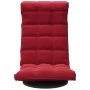 Silla de suelo giratoria de terciopelo rojo tinto de vidaXL, Sillas de suelo - Ref: Foro24-336569, Precio: 117,89 €, Descuent...