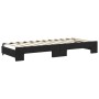 Sofá cama nido terciopelo negro 80x200 cm de vidaXL, Camas y somieres - Ref: Foro24-3197768, Precio: 251,09 €, Descuento: %