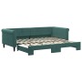 Sofá cama nido terciopelo verde oscuro 90x200 cm de vidaXL, Camas y somieres - Ref: Foro24-3197773, Precio: 255,75 €, Descuen...