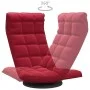 Silla de suelo giratoria de terciopelo rojo tinto de vidaXL, Sillas de suelo - Ref: Foro24-336569, Precio: 117,89 €, Descuent...