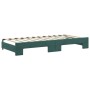 Sofá cama nido terciopelo verde oscuro 90x200 cm de vidaXL, Camas y somieres - Ref: Foro24-3197773, Precio: 255,75 €, Descuen...