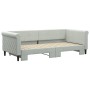 Sofá cama nido terciopelo gris claro 90x200 cm de vidaXL, Camas y somieres - Ref: Foro24-3197771, Precio: 257,56 €, Descuento: %