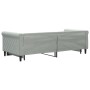 Sofá cama nido terciopelo gris claro 90x200 cm de vidaXL, Camas y somieres - Ref: Foro24-3197771, Precio: 257,56 €, Descuento: %