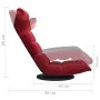 Silla de suelo giratoria de terciopelo rojo tinto de vidaXL, Sillas de suelo - Ref: Foro24-336569, Precio: 117,89 €, Descuent...