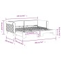 Sofá cama nido terciopelo gris claro 90x200 cm de vidaXL, Camas y somieres - Ref: Foro24-3197771, Precio: 257,56 €, Descuento: %